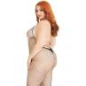 Бодистокинг Leg Avenue Racer neck bodystocking Black Queen Size