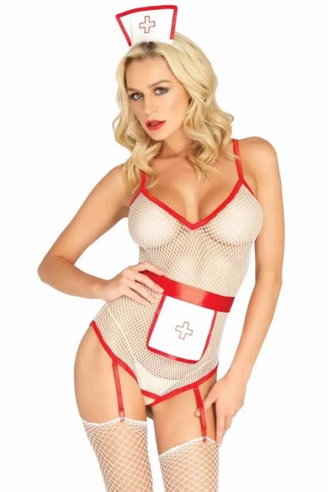 Leg Avenue Roleplay TLC Nurse White O/S білий колір