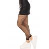 Колготки без стопи Leg Avenue Industrial Net footless tights One Size чорний колір