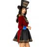 Костюм циркачки Leg Avenue Classic Ringmaster Costume сукня капелюх чорний колір