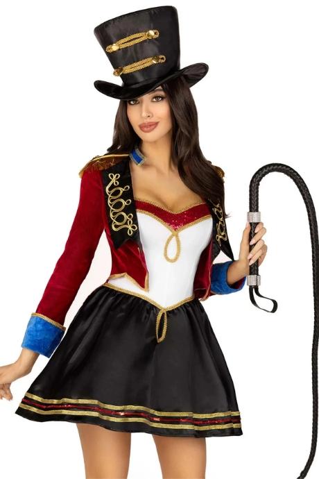 Костюм циркачки Leg Avenue Classic Ringmaster Costume платье шляпа