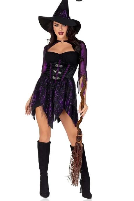 Костюм ведьмы Leg Avenue Mystical Witch платье шляпа