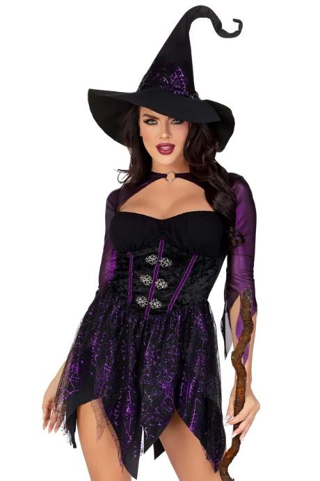 Костюм ведьмы Leg Avenue Mystical Witch платье шляпа