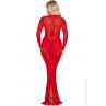 Платье Leg Avenue Lace and Net Bodycon Gown One Size Red