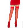 Панчохи-сітка Leg Avenue Nylon Fishnet Thigh Highs One size Red червоний колір