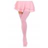 Щільні непрозорі панчохи Leg Avenue Opaque Nylon Thigh Highs Pink One Size рожевий колір