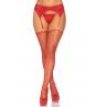 Пояс для чулок со стразами Leg Avenue Rhinestone Garterbelt Red One Size