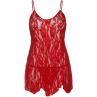 Сорочка беби-долл Leg Avenue Rose Lace Flair Chemise Red One Size