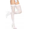 Чулки-сетка со швом сзади Leg Avenue Butterfly back seam thigh highs One size White