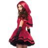 Эротический костюм Красной шапочки Leg Avenue Gothic Red Riding Hood платье накидка