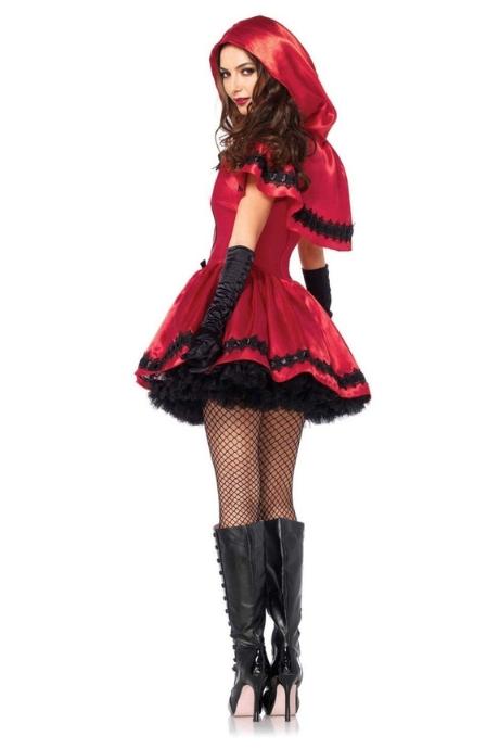 Эротический костюм Красной шапочки Leg Avenue Gothic Red Riding Hood платье накидка
