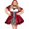 Эротический костюм Красной шапочки Leg Avenue Gothic Red Riding Hood платье накидка