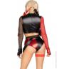 Эротический костюм Leg Avenue Crime Spree Sweetie Costume топ шорты