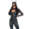 Эротический костюм супергероя-кошечки Leg Avenue Wicked Kitty комбинезон пояс маска ушки