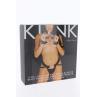 Комплект атласних ременів для бондажу Leg Avenue Satin elastic harness Set One size Black чорний колір