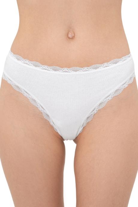 LUNA L5182S Gemma Труси стрінги з мереживом БІЛИЙ колір