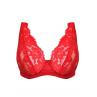 MEDIOLANO Бюстгальтер JASMIN BRALETTE 19152 RED червоний колір