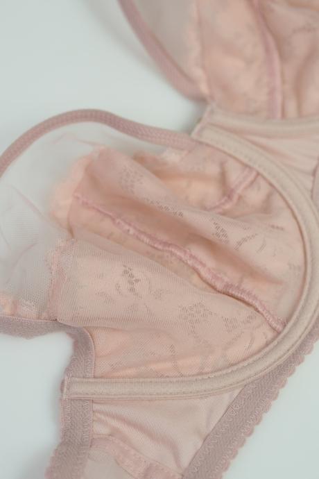 MEDIOLANO Бюстгальтер JASMIN PLUNGE 19150 POWDER рожевий колір