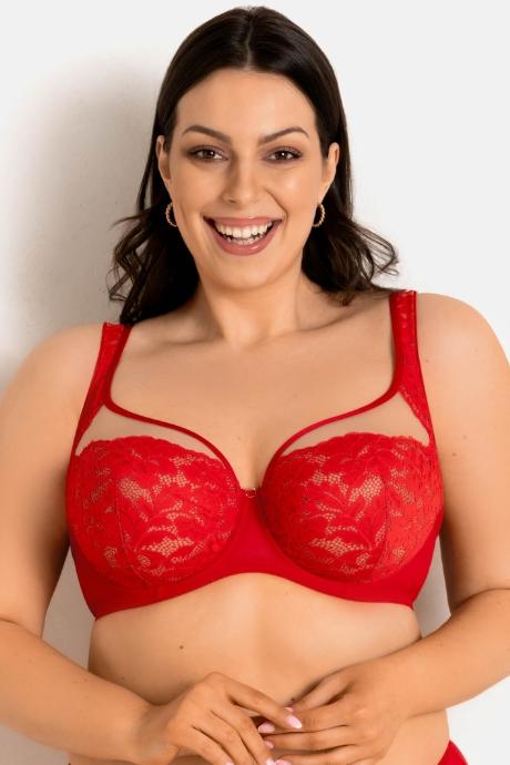 MEDIOLANO Бюстгальтер JASMIN PLUNGE 19150 RED червоний колір