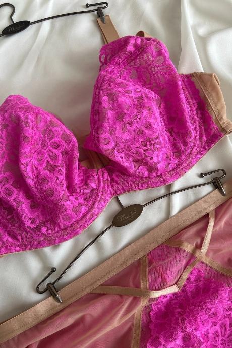 MEDIOLANO Бюстгальтер CRAZY PINK SOFT 19249 розовый