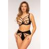 Nana Fantasy Бюстгальтер Bra GRISELDA soft чорний бежевий