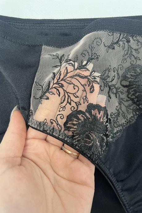 Nana Fantasy Труси жіночі Thong SASKIA чорний, бежевий L-XL чорний колір