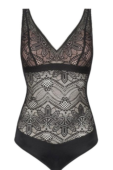 Nipplex Боді жін Desire czarny-bez