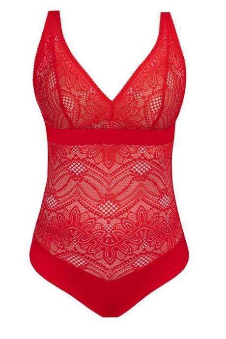 Nipplex Боді жін Desire czerwony