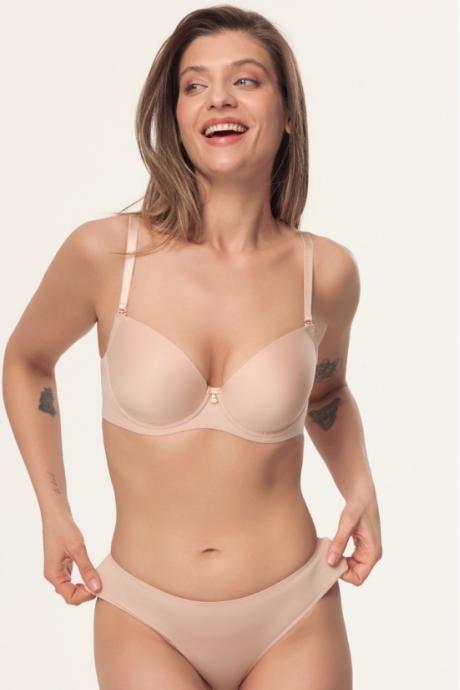 MEFEMI BY NIPPLEX Бюстгальтер NINA PUSH UP бежевий колір