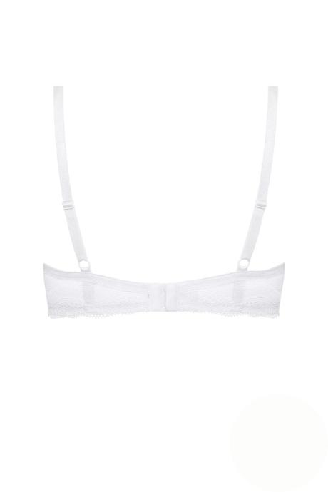 MEFEMI BY NIPPLEX Бюстгальтер PEPITE PUSH UP BIAŁY белый