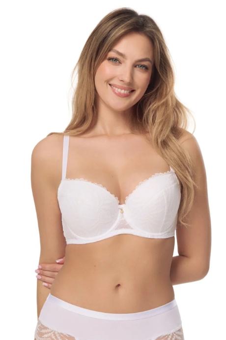 MEFEMI BY NIPPLEX Бюстгальтер Petra Padded biały белый