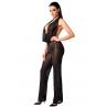 Комбінезон Noir Handmade F350 Shiny tulle overall чорний колір