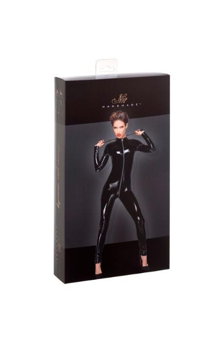 Комбінезон з мокрим ефектом Noir Handmade F188 PVC overall чорний колір