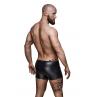 Чоловічі шорти Noir Handmade H006 Men shorts з мокрим ефектом чорний колір