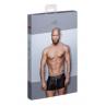 Чоловічі шорти Noir Handmade H006 Men shorts з мокрим ефектом чорний колір
