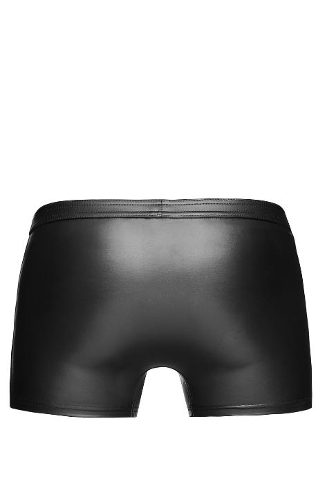 Чоловічі шорти Noir Handmade H006 Men shorts з мокрим ефектом чорний колір