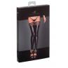 Панчохи з мокрим ефектом Noir Handmade F135 Powerwetlook stockings без мисків чорний колір