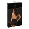 Спідниця Noir Handmade F341 Powerwetlook and lace skirt чорний колір