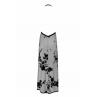 Сукня Noir Handmade F312 Divinity black прозора в підлогу відкрита спина розріз збоку чорний колір