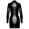 Сукня Noir Handmade F330 Powerwetlook mini dress чорний колір