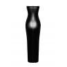 Сукня Noir Handmade F336 Powerwetlook long dress чорний колір