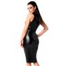 Сукня Noir Handmade F337 Powerwetlook midi dress чорний колір