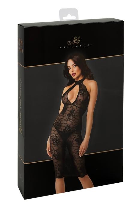 Сукня Noir Handmade F338 Lace midi dress чорний колір