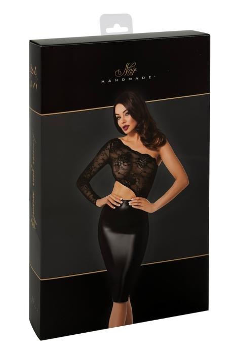 Сукня Noir Handmade F339 Assymetrical dress чорний колір