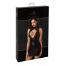 Сукня Noir Handmade F343 Powerwetlook and lace mini skirt чорний колір