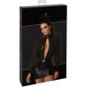 Сукня Noir Handmade F348 Powerwetlook and tulle dress чорний колір