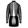 Сукня Noir Handmade F348 Powerwetlook and tulle dress чорний колір