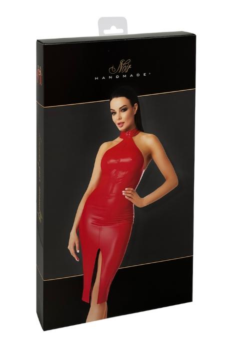 Сукня Noir Handmade F354 Red powerwetlook dress червоний колір