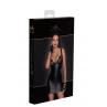 Сукня з мокрим ефектом Noir Handmade F254 Powerwetlook mini-dress чорний колір
