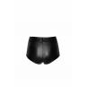 Шортики Noir Handmade F318 Wild black под эко кожа крокодиловый принт с доступом